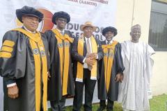 The Lead Consultant/CEO MCL, Dr. Famous Eseduwo was inducted as a professional FELLOW of the Association of Accredited Management Trainers of Nigeria (AAMTN) at the Kapitol Klub, Asokoro, Abuja (23/07/2025).